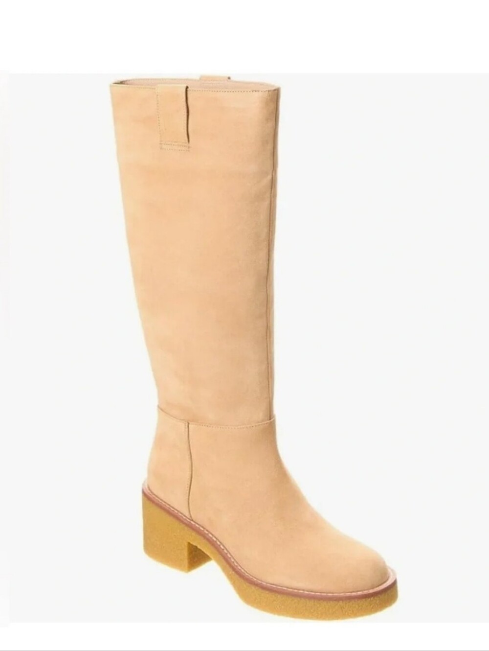 NEW! Stuart Weitzman Montana Slouch Suede Pull-On Boots Size 8.5